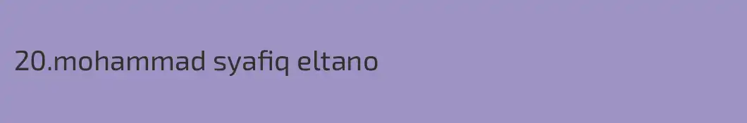 20.mohammad syafiq eltano